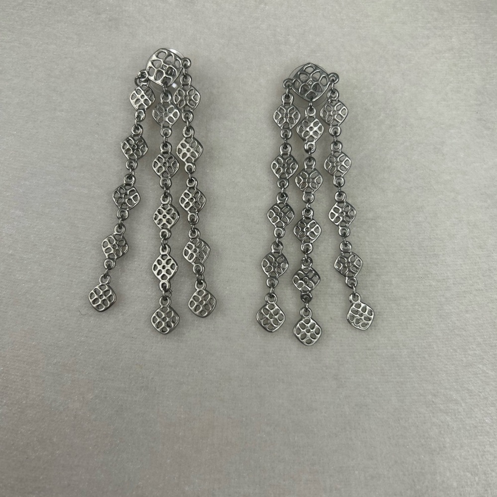 Marlyn‎ Schiff 3 Strand Dangle Earings